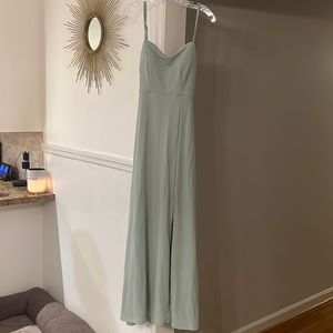 *NEVER WORN* birdy grey bridesmaid dress sage